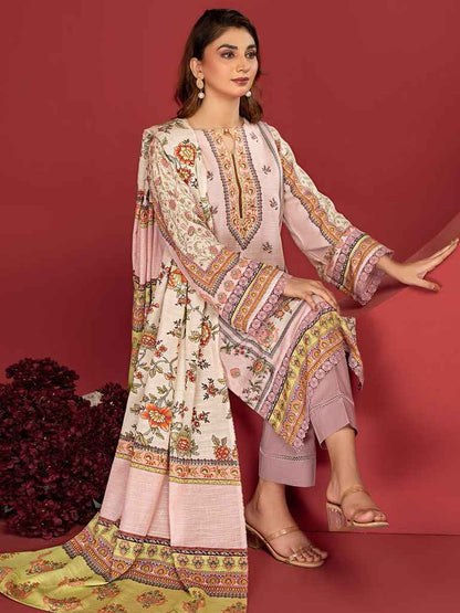 ZOHRA By Motifz Digital Printed Khaddar Unstitched 3-Piece Suit - 4613