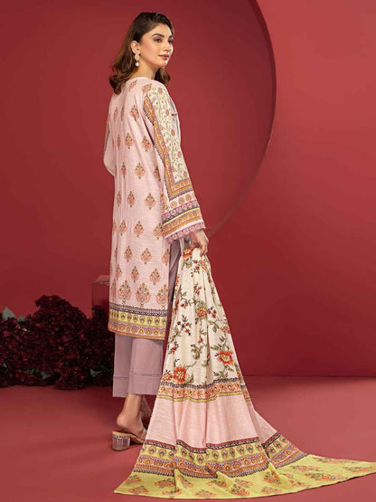 ZOHRA By Motifz Digital Printed Khaddar Unstitched 3-Piece Suit - 4613