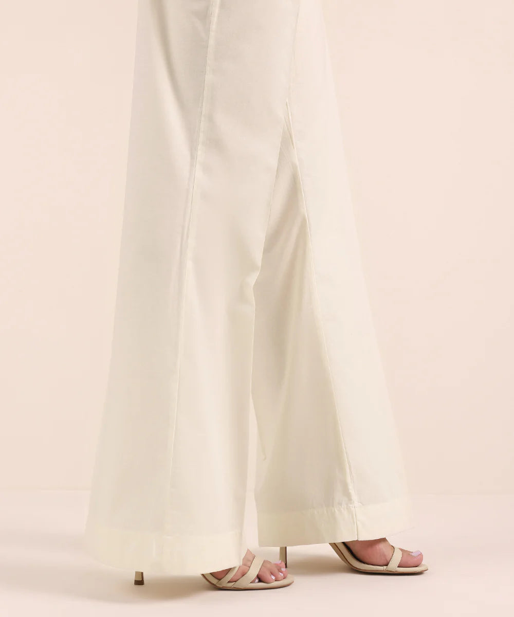 Bell Bottom Trousers for Women in Cotton - BBS01