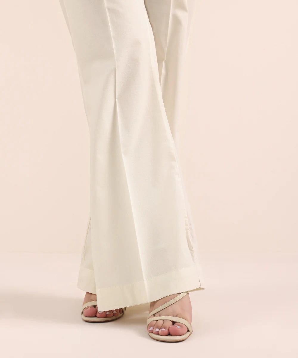 Bell Bottom Trousers for Women in Cotton - BBS01