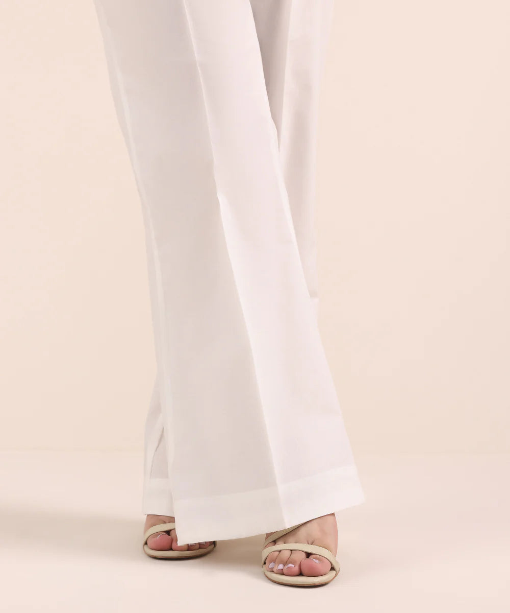 Bell Bottom Trousers for Women in Cotton - BBS01